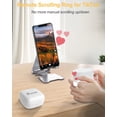 thumbnail image 3 of Mando a distancia Bluetooth para TikTok y lectura, anillo de desplazamiento, control cámara video, compatible iOS/Android, rosa, 3 of 5