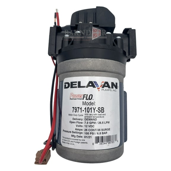 Delavan PowerFlo Heavy Duty FB3 7GPM, Demand 100PSI Pump | 7971-101Y-SB