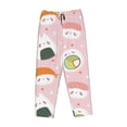 thumbnail image 4 of Sigee Cute Sushi Print Women's Soft Pajama Pants - Breathable and Comfortable Lounge Sleep Bottoms with Elastic Waistband and Pockets-Large, 4 of 9