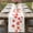 Red, variant on Table Runner 108 Inches Long for Kitchen Dining, Red Flowers Dresser Scarf Farmhouse, Dining Table Decorations for Wedding/Parties, Watercolor Spring Country Botanical Floral 13 x 108 In