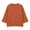 Orange, variant on ABSUYY Women's 3/4 Sleeve Waffle Knit Tunic Top, Crew Neck Relaxed Fit Casual Pullover Shirt, Blue, L