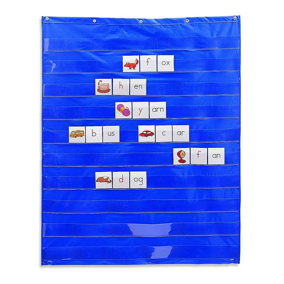 Learning Resources, LRNLER2206, Standard Pocket Chart, 1 Each