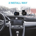 thumbnail image 2 of Pantalla Frontal Obd Ap-6+ Gps Sistemas Duales Pantalla Hud Para Automóvil Pantalla De Indicador Portátil Pantalla Inteligente De Advertencia De Exceso De Velocidad Yuarrent VI006319-00, 2 of 7