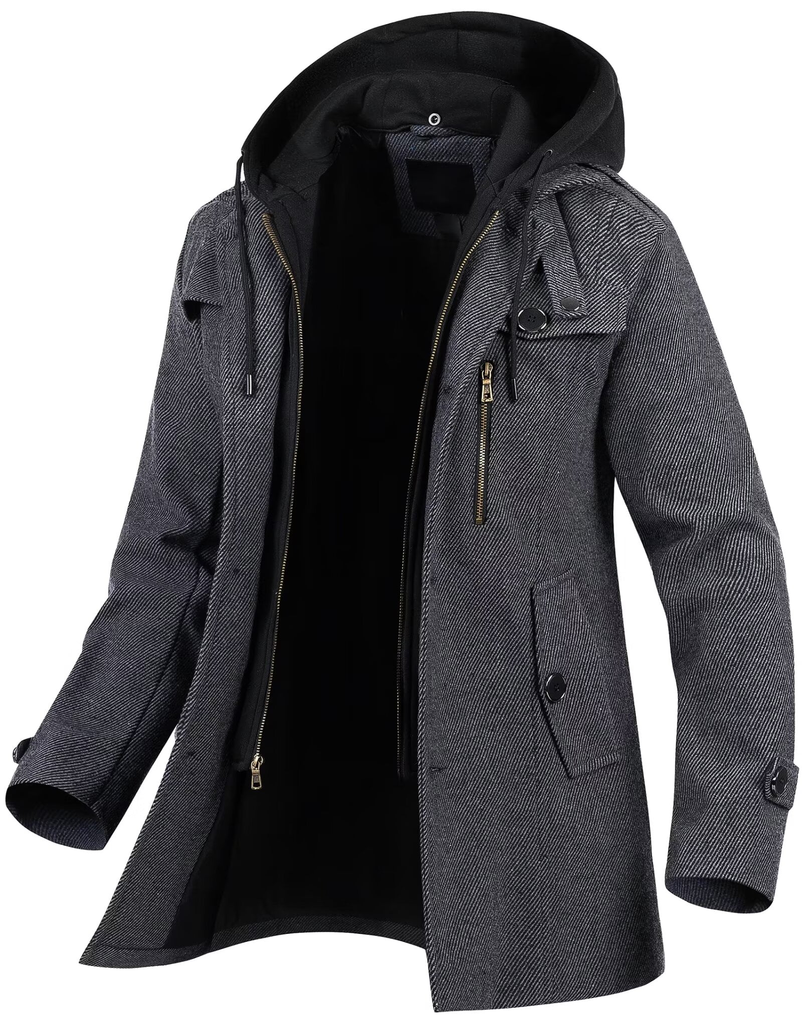 ジャケット・アウター SOFT WOOL TAILOR COAT eaphi gray SOFT