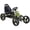 Green 396, variant on Interactive Kids Spring Rocking Horse with Animal Sounds, Plush Ride on Horse for Girls and Boys, Wood and Metal Frame, Brown