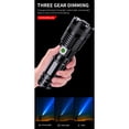 thumbnail image 4 of echargeable LED Flashlight,30W High Lumens, Super Bright Powerful Flashlights, Waterproof Flashlight for Outdoor Indoor, Emergencies, 4 of 8