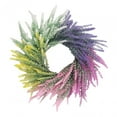 thumbnail image 6 of Abbraccia Artificial Flower Wreath Spring Wreath Photography Props Durable Wall Hanging Ornament Garland for Wedding Housewarming Party, 6 of 10