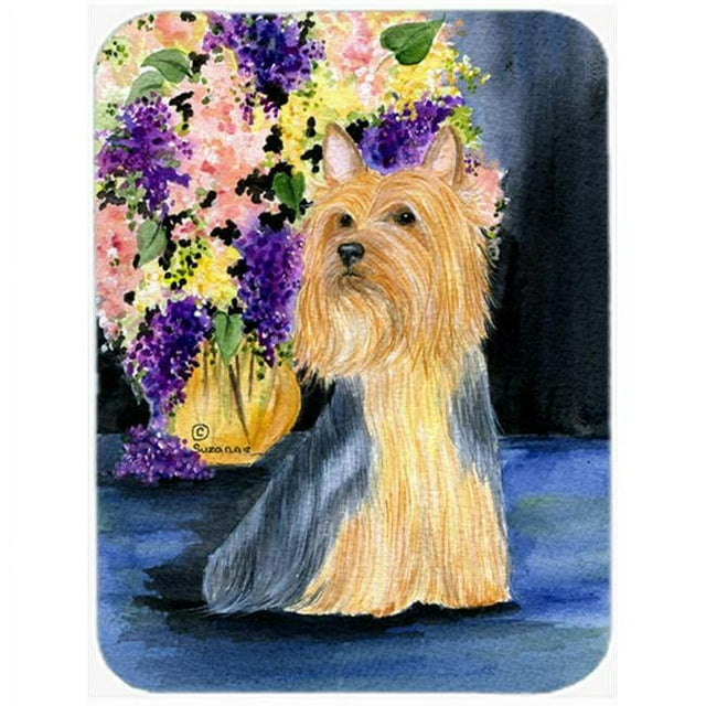 Carolines Treasures SS8293LCB Planche à Découper en Verre Soyeux Terrier - Grande