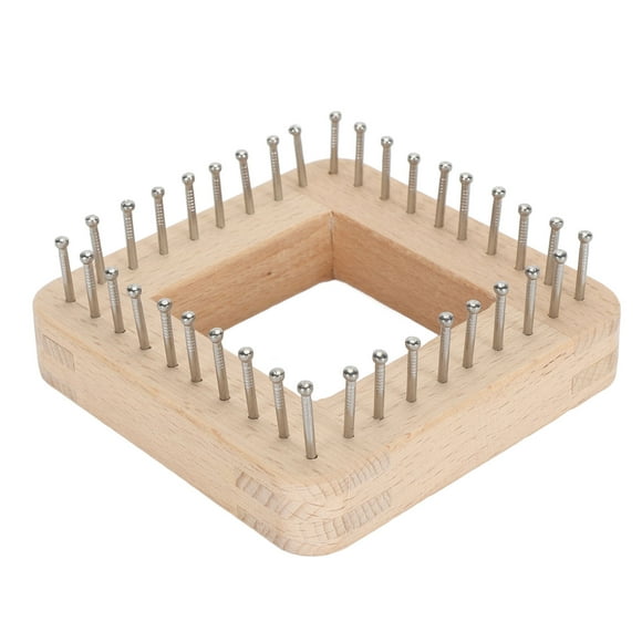 Wooden Knitting Loom, Multifunctional DIY Hand Crafted Knitting Board, Hook Design DIY Weaving Knitting, for Adults Most of the Scene