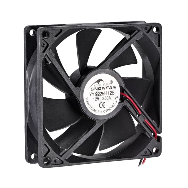 Ventilador de Enfriamiento DC Sin Escobillas Y-Y9225H12S de 12V de 92mm x 92mm x 25mm, VENTILADOR DE NIEVE Autorizado
