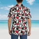 thumbnail image 4 of Balery Cute Dog Camisas hawaianas de manga corta para hombre, camisas playeras de corte holgado, camisas de vacaciones con botones,3X-Large, 4 of 7