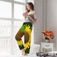 thumbnail image 5 of Pofeuu Sunflower3 Print Women's Fashion Pajama Pants with Pockets Comfy Drawstring Sleep Lounge Bottoms-Large, 5 of 6
