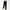 Black, variant on Ayolanni Loose Pants for Women Black Solid Elastic Band Comfy Pants Ladies Pants Petite XXL