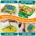 thumbnail image 4 of Bentgo Kids Prints Leak-Proof, 5-Compartment Bento-Style Kids Lunch Box - Ideal Portion Sizes for Ages 3-7, Durable, Drop-Proof, Dishwasher Safe, & Made with BPA-Free Materials (Submarine), 4 of 7