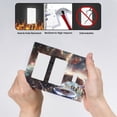 thumbnail image 4 of Cat Playing Dj Switch Cover Decorative Wall Plate 3-Gang 2-Decor 1-Toggle Standard Size, 4 of 5