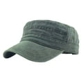 thumbnail image 1 of Sonducket Gorro estilo gorra de cadete básico y desgastado de algodón Sombreros verde, 1 of 6