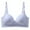 Blue, variant on Jkety Women's Bra Racerback Front Closure Bras Padded Underwire Women'S Minimizer Bras Blue,S(36/80)