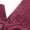 Wine, variant on Black Fashionable Women Loafers Mid Heel Frosted Round Toe Bow Decor Side Zipper Thick Sole Vintage Style Comfortable Shoes