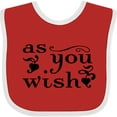 thumbnail image 3 of Inktastic As You Wish Boys or Girls Baby Bib, 3 of 4