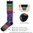 thumbnail image 3 of GZHJMY 1Pair Mexican Style Compression Socks for Women Men, Knee High Stockings for Athletic Sports,Running,Travel, 3 of 7