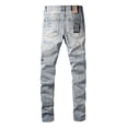 thumbnail image 3 of New Ksubi Men's Jeans 2025 High Quality Streetwear Slim Fit Stretch Jeans Baggy Ripped Straight Skinny Denim Pants, 3 of 7