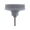 thumbnail image 2 of maskred Electric Drill Disc Brush Car Washing Toilet Power Rubber Round Scrub Pad Floor Kitchen Sinks Bathtub Housekeeping White 3 Inch 1Set, 2 of 6