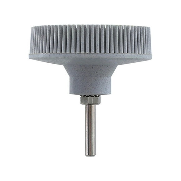 Unatoiry Electric Drill Disc Brush Car Washing Polishing Detailing Cleaning Power Rubber Scrub Pad Bathtub Workshop Garage White 3 Inch 1Set