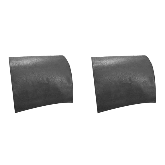 2X Non-Slip Faux Leather Headrest Protector for Recliner Chair,Headrest Cover Furniture Slipcovers Black