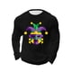 thumbnail image 3 of Camisetas Casuales de los Hombres de Moda Suelta Elástica Fitness Home Carnaval Impreso de Manga Larga con Cuello Redondo con Poliéster Suave, Top Transpirable, 3 of 5