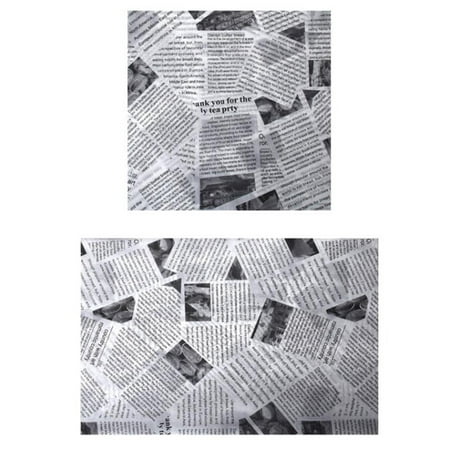 

Mubineo 120PCS Printing Greaseproof Paper Sandwich Pad Paper French Fries Fried Chicken Baking Paper Bread Meat Roll Paper