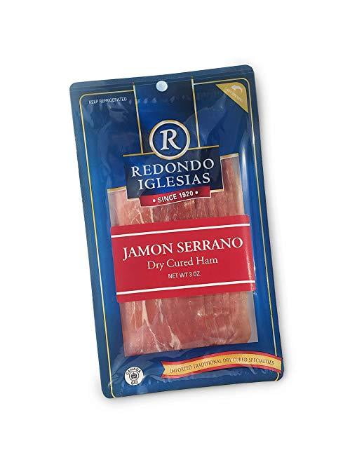 Jamon Serrano - Sliced 3 oz - 15 months aged dry cured ham