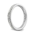 thumbnail image 3 of 1/2 Carat (Ctw Color H-I, I1-I2) Diamond Eternity Wedding Band Ring in 14K White Gold for Women, 3 of 6