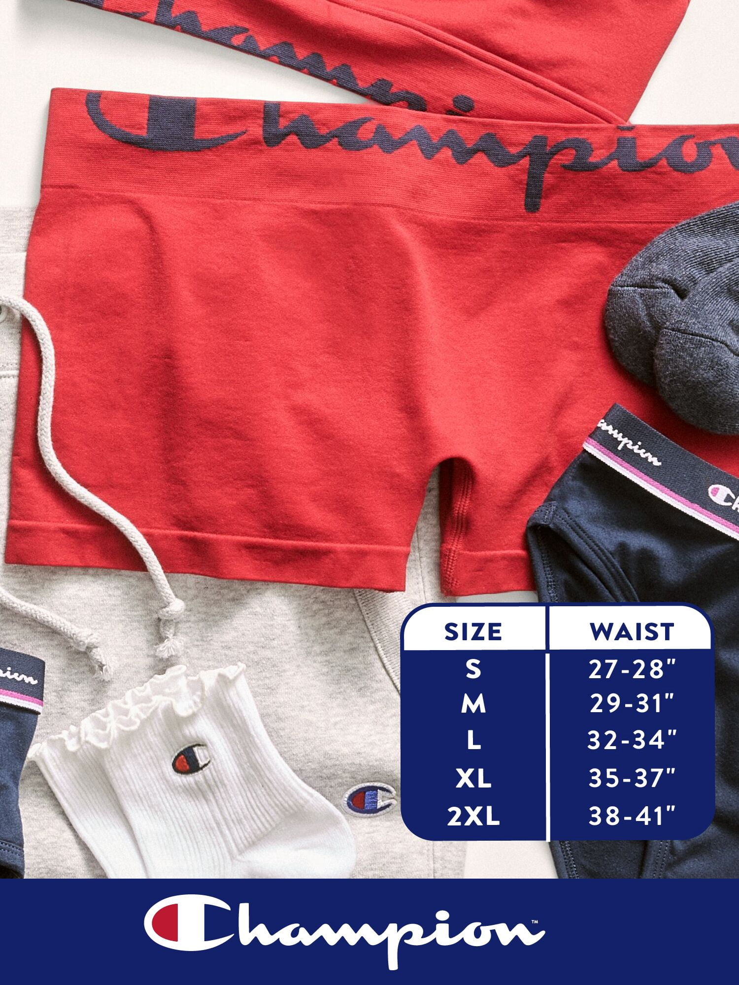 Champion Women’s Seamless Boyshort Underwear, 3 Pack, Sizes S - 2XL