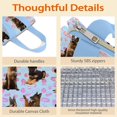 thumbnail image 4 of German Shepherd Insulated Lunch Bag for Women & Adults,Large Portable Soft Cooler Lunch Bag,Thermal Food Storage Tote with Pearl Cotton,8.66L,8.75x5.75x9.5 Inch, 4 of 6