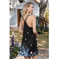 thumbnail image 2 of Ekouaer 2 Pack Nightgowns for Women Racerback Sleeveless Night Shirt Sexy Sleep Dress Spaghetti Strap Sleepwear, 2 of 5