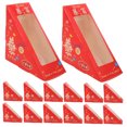 thumbnail image 4 of IDEANATEGRATE Triangle Dessert Box 100pcs Sandwich Packaging Cardboard Paper Containers Cake Triangle Cake Container, 4 of 8