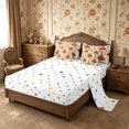 thumbnail image 4 of Erosebridal Cartoon Turkey 7-Piece Twin Bedding,Happy Thanksgiving Bedding Comforter Set,Brown,Reversible, 4 of 6