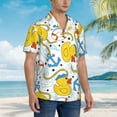 thumbnail image 5 of Disketp Hawaiian Shirts For Men,Ducks And Anchors Print Mens Casual Short Sleeve Button Down Shirts Beach Shirt, 5 of 8