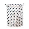 thumbnail image 1 of Cetacean Pattern Laundry With Handles Blanket Storage With Houndstooth Foldable Fabric Bedroom Hamper Dirty Clothes Hamper For Living Room Baby Room, 1 of 5