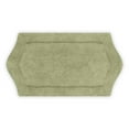 thumbnail image 2 of HOME WEAVERS Waterford Collection Bathroom Rug 100% Cotton Tufted Bath Rug, Extra Soft and Absorbent Bath Rugs, Non-Slip Bath Mats, Machine Washable bath rugs for Bathroom, 21"x34" Rectangle, Green, 2 of 4