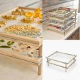 thumbnail image 3 of Wooden Pasta Herb Drying Racks Multipurpose 2-tier Food-dryer Holder Practical, 3 of 5