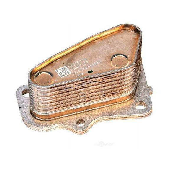 Oil Cooler - Compatible with 2018 - 2024 Chevy Equinox 1.5L 4-Cylinder LYX VIN V 2019 2020 2021 2022 2023