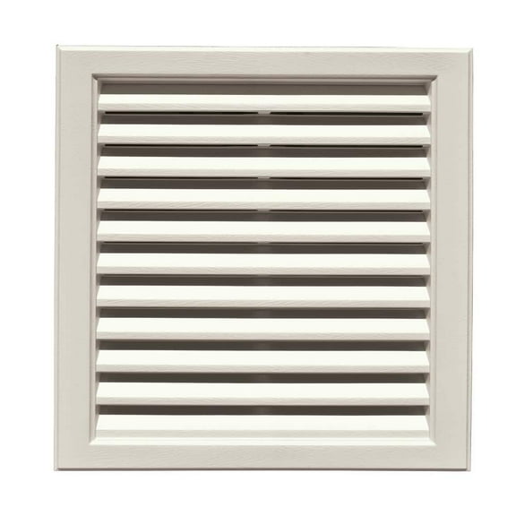 12 in. x 12 in. Square Gable Vent in Sandstone (Overall 14 in. x 14 in. x 1.5 in.)