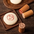 thumbnail image 3 of Cookie Stamp Reusable DIY Wood Chinese Moon Cake Pastry Stamp Cake Decor Tool, 3 of 7