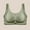 Green, variant on Women's Colorblock Bras Backless Sexy Seamless Bra Gathered Beautiful Back Underwear Daily Fashion Comfortable Bras Beige M