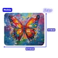 thumbnail image 4 of Mouse Pad SVART de Superficie Suave, base antideslizante, con diseño orginal de Mariposa estilo arte urbano, Diseño3, 22*18 cm, 4 of 4