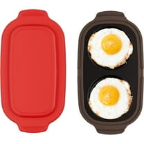 Microwave Egg Cooker, Microwave Egg Poacher | Cooker & Fryer for Breakfast Sandwiches | Maker for 2 Eggs | Dishwasher-Safe & BPA-free, Save Time,Portable for Home,Travel,Gifts