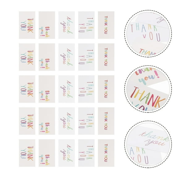 GETAJGHSD 150Pcs Small Thank You Cards Express Gratitude to Girlfriends on Various Themed Festivals