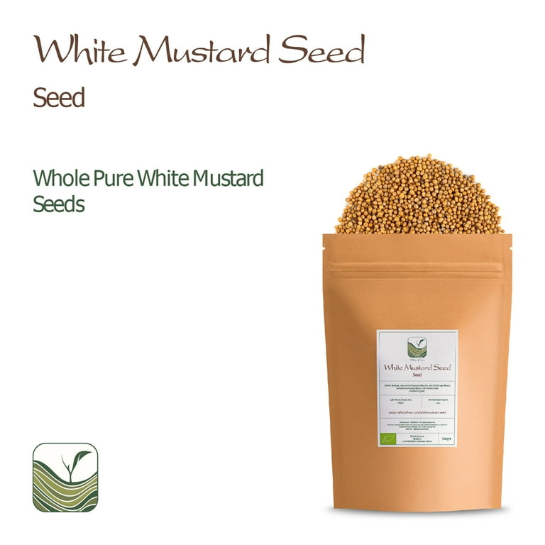 Yellow Mustard Seeds Whole - White Mustard Seed Spicy