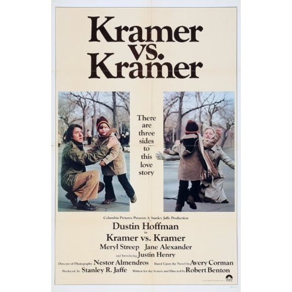 Kramer Vs Kramer Movie Poster Reprint 27Inx40In for any room 27x40 Square Adults Best Posters